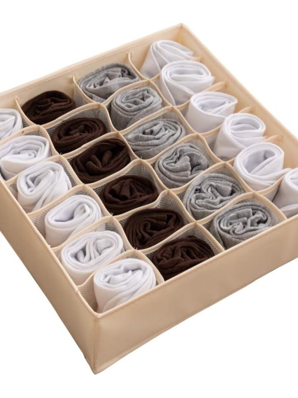 Collapsible Fabric Drawer Organizer Divider,Closet Storage Box Bins Containers f